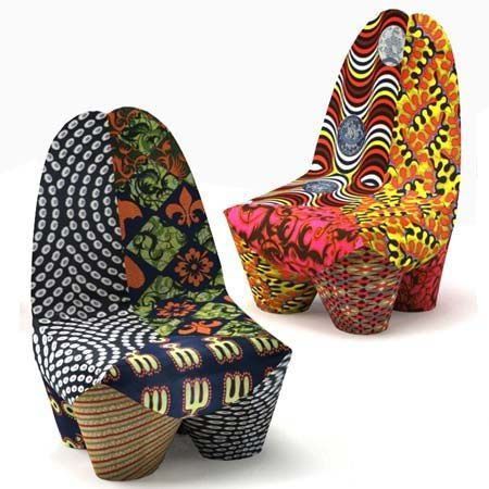 灵感源自非洲 假日必用之斑斓Binta椅(组图) 