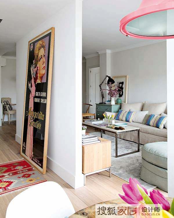 西班牙80平米混搭风格家 一室一厅公寓设计 