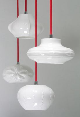 瓷器工艺吊灯 中式材料英伦风(组图) 