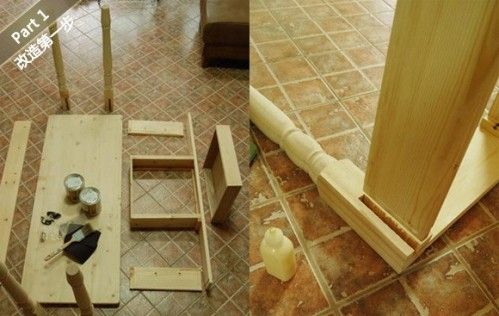 买不到的精彩 DIY达人教自制实木书桌(组图) 
