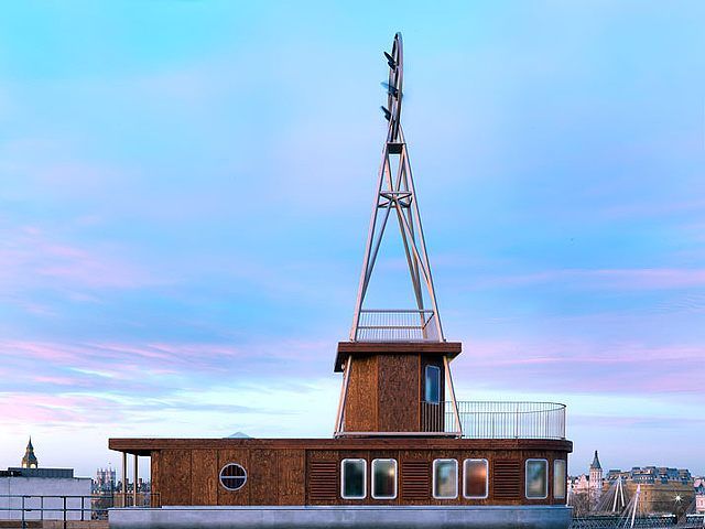 来自伦敦的船屋 顶级大师联手创建艺术廉租房 