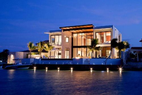加勒比岛国濒水别墅 好想有个这样的家 