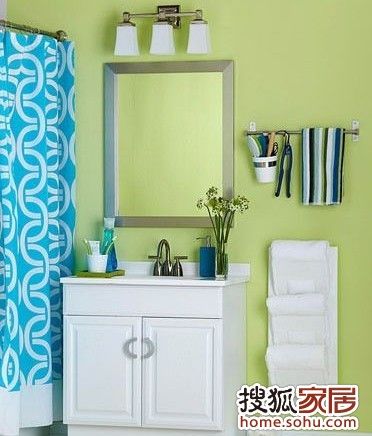 用简单方法收拾多彩卫浴间 尽享DIY的乐趣  