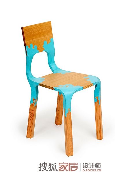 当塑料爱上天然木 非同凡响的天然塑料木椅 