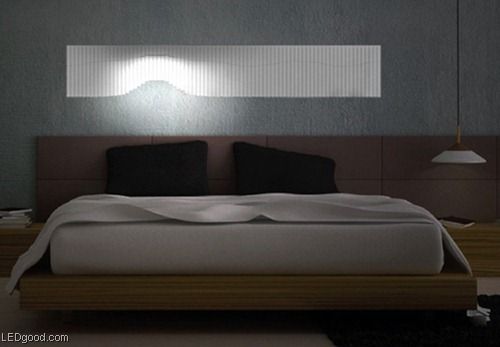 简洁而又迷人 优雅的光波LED壁灯(组图) 