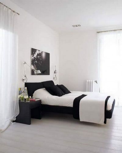 黑白基本色魅力展示 精致高雅公寓设计(组图) 