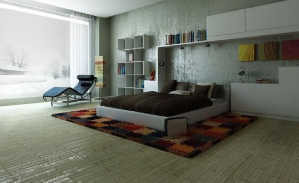 潮流地板搭创意卧室 不一样的浪漫呈现(组图) 