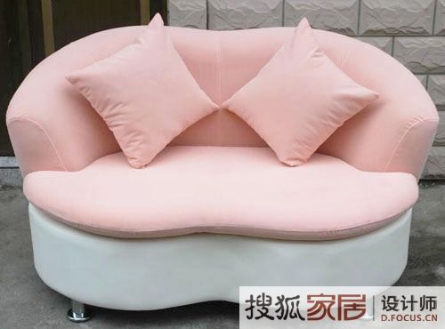 甜美浪漫情人季 6款粉色时尚双人沙发 