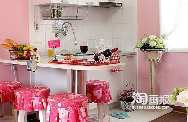 完美色彩之家 装甜蜜浪漫的韩国公主房（图） 