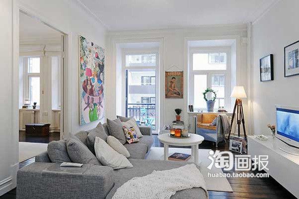 98平哥德堡公寓 瑞典式明亮通透富有活力 