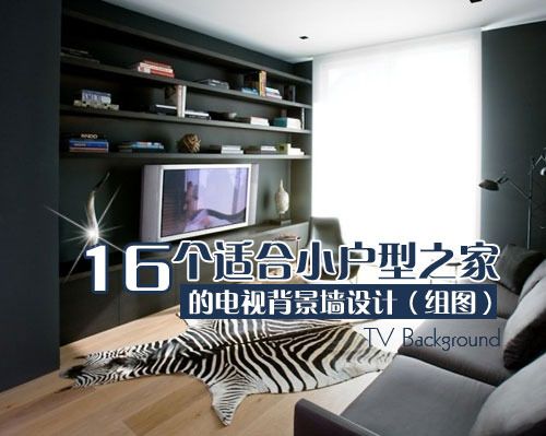 16个适合小户型之家的电视背景墙设计（图） 