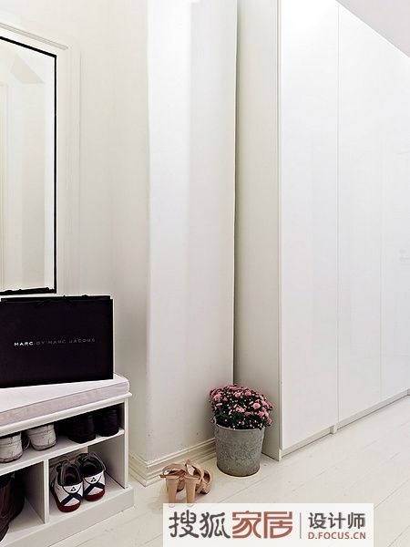 42平米单身美女的一室公寓 简约北欧风格家  