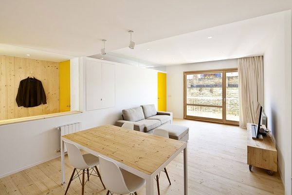 巴塞罗那极简主义公寓 灵动空间巧设计(组图) 