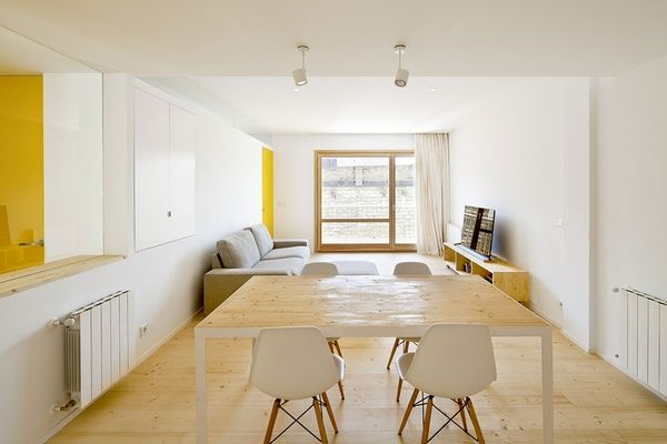 巴塞罗那极简主义公寓 灵动空间巧设计(组图) 