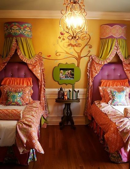 22款色彩缤纷的卧室设计 如此亲近大自然 