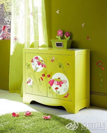 色彩清新缤纷儿童房 可DIY装修的创意饰品