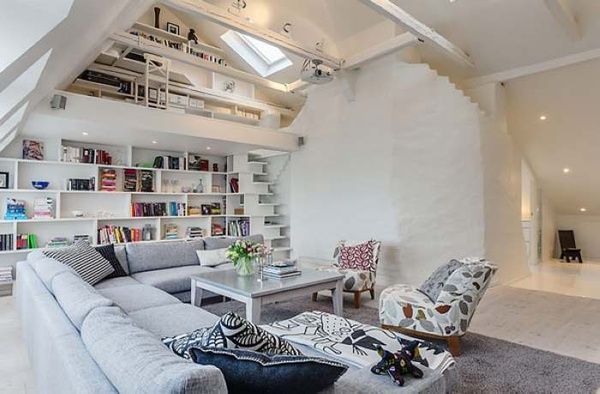 斯德哥尔摩公寓 白色地板让你一见倾心(组图) 