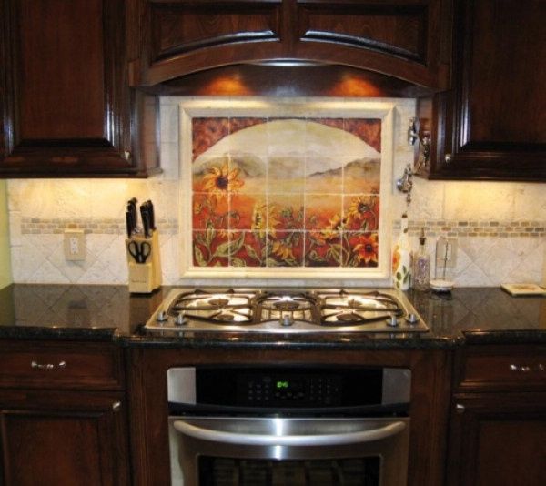 美丽的厨房防溅墙设计 帮你解决厨房难题 