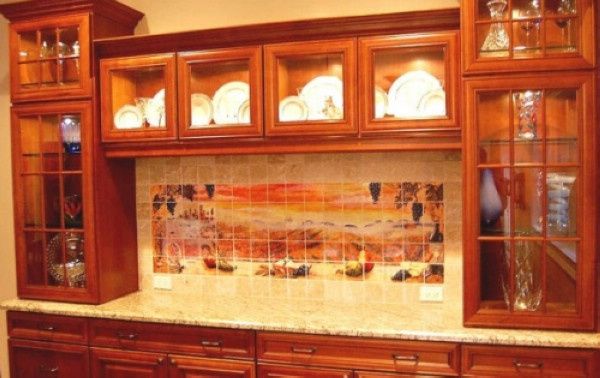 美丽的厨房防溅墙设计 帮你解决厨房难题 