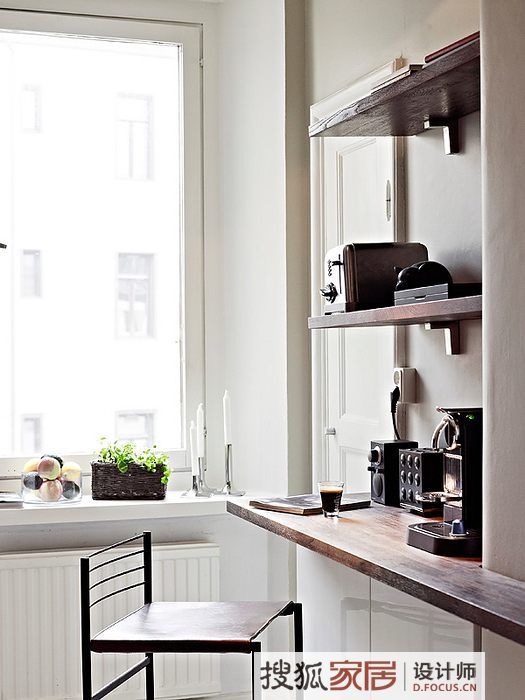 51平米的简约现代单身公寓 来自北欧的纯净家 