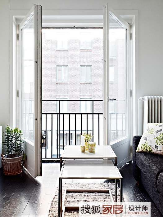 61平米的现代黑白公寓 情侣最爱的简约北欧风 