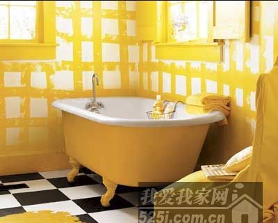6款卫浴装修效果图 打造色彩个性卫浴