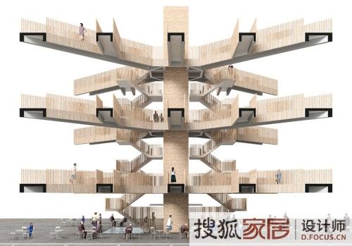 3D版的建筑设计 三亚block 5渡假村 