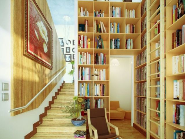 蛀书虫们的最爱 现代书房设计欣赏（组图） 
