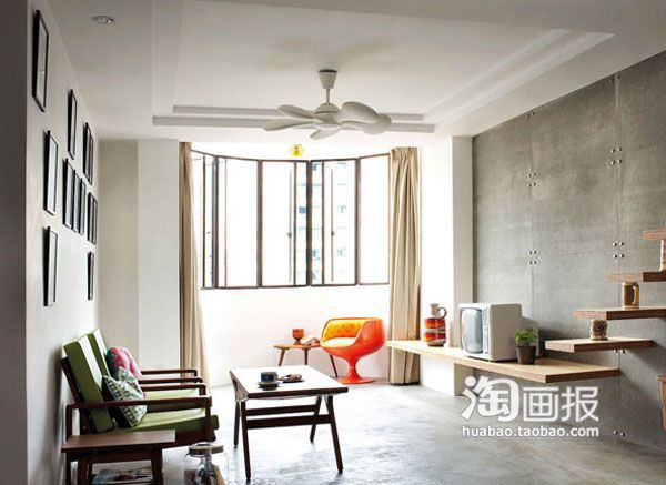 简单现代实用主义 新加坡现代公寓装修设计 