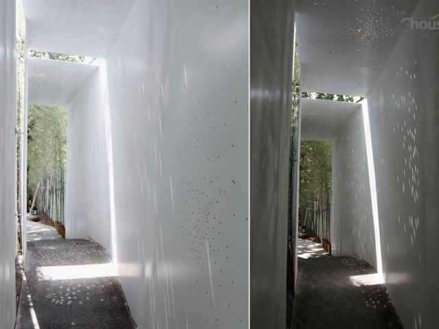 设计放大镜 走廊背景墙创意无限独特效果 