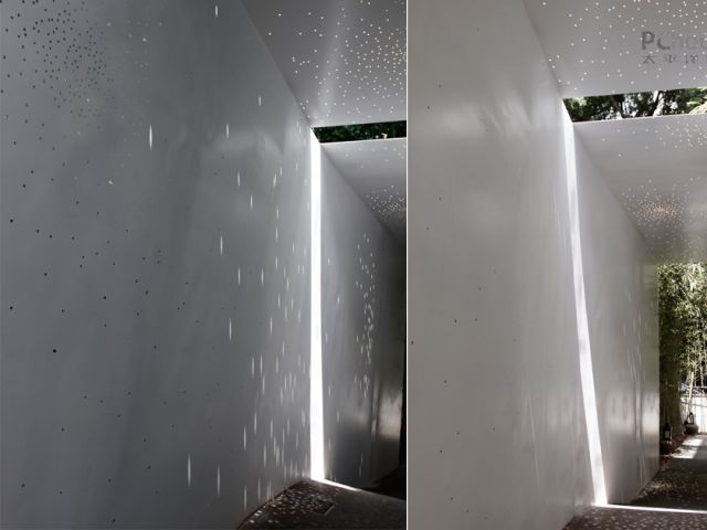 设计放大镜 走廊背景墙创意无限独特效果 