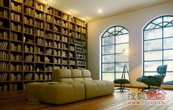 家居读书角巧设计 让每一个角落都充满温馨 