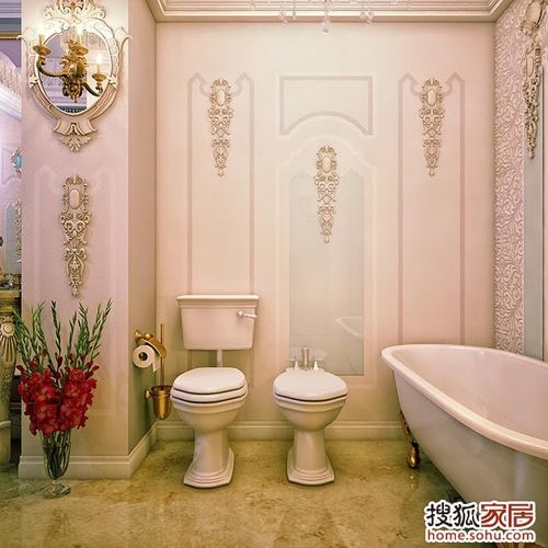 家居装修 华丽与复古的结合 奢华浴室鉴赏(组图) 