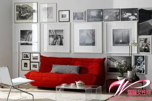 与家具质感的协调  教你打造个性相片墙 