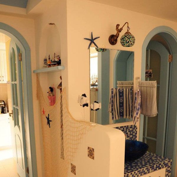 一室一厅小房子里的地中海装修风格（组图） 