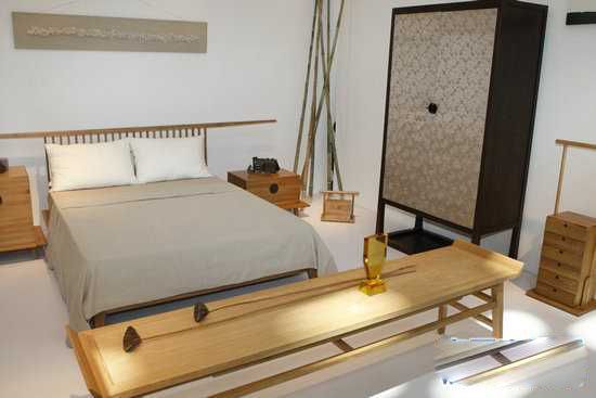 中式卧室家具系列济南优加颂之双人床+衣箱