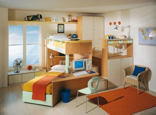 瓷砖创意搭配 41款创意趣味儿童房设计<图> 