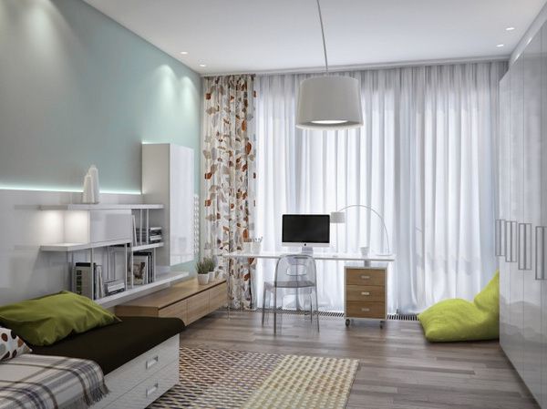 优雅乌克兰公寓 强化地板打造舒适家居(组图) 