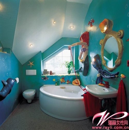 美人鱼主题浴室