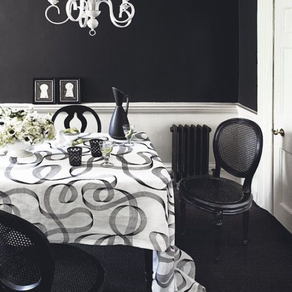 经典之色系列 多款黑白餐厅传统设计（图） 