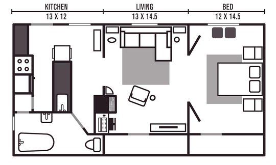 时尚大方个性美宅 65平米小而酷之家(组图) 