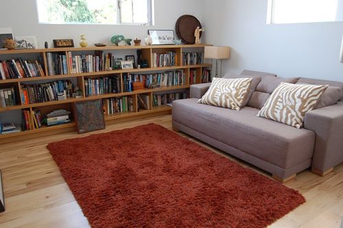 小空间大容量 实木地板铺装别致藏书室(组图) 