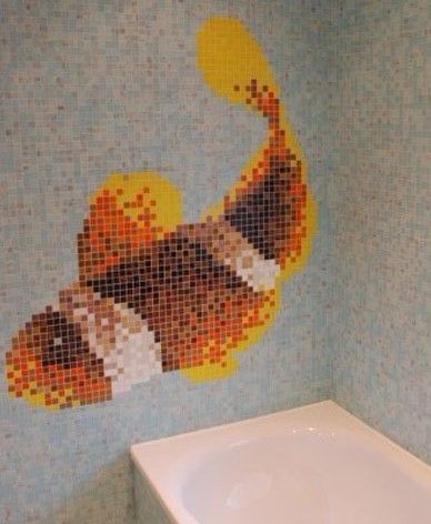 卫浴装修 10个马赛克瓷砖拼贴艺术 