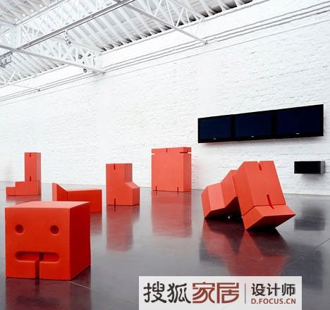 2012米兰设计周 比利时的大玩具Cubebot家具 
