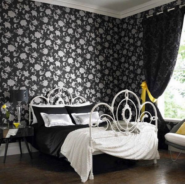 经典之色系列 黑白卧室优雅神秘设计欣赏 