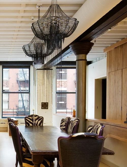 曼哈顿顶楼公寓 木质地板铺就时尚空间(组图) 