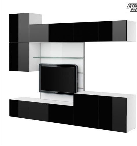 宜家电视柜设计 造就实用客厅背景墙（图） 