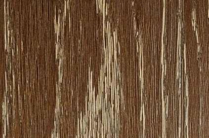 表面采用拉丝工艺突显出橡木粗犷的纹理线条，深咖色的视觉色调为整体家居营造出朴素和庄重的韵味