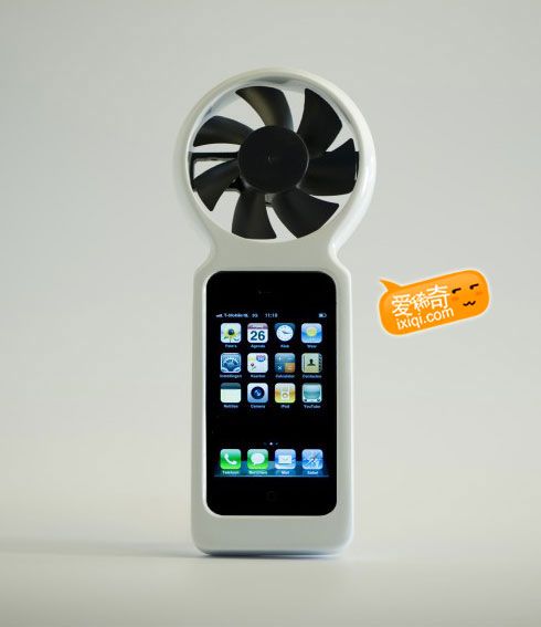 还能给iPhone充电 夏季新奇消暑风扇赏(组图) 