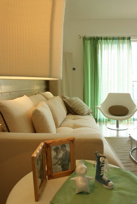 拒绝冷清  用暖黄沙发装饰117平3室2厅 